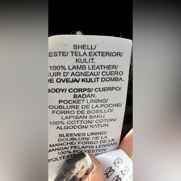 Lucky brand cropped leather blazer.  W XS - Picture 8 of 8